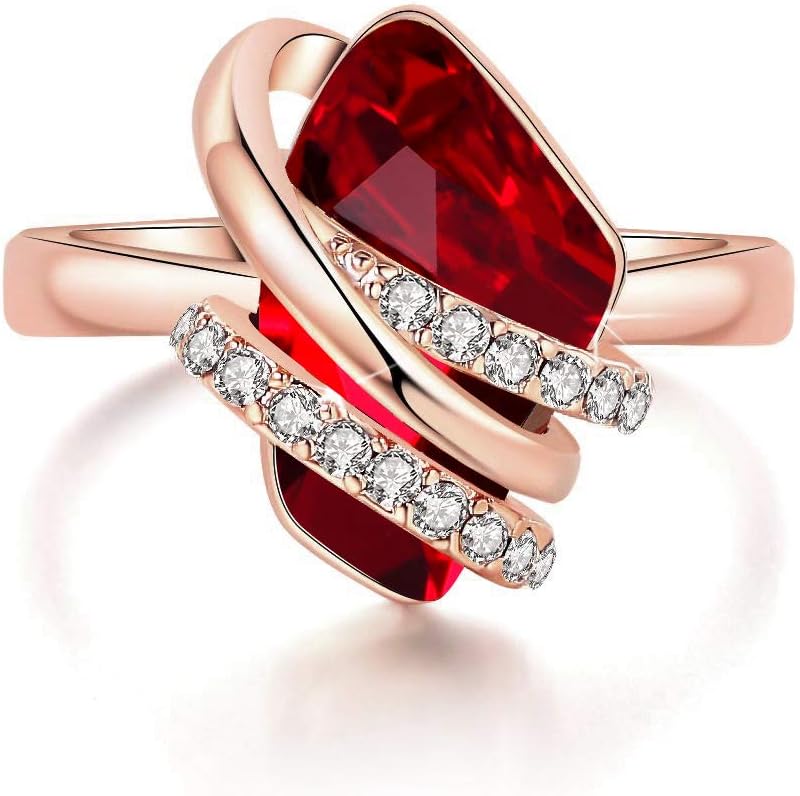 Leafael Wish Stone Women's Adjustable Open Ring Made with Swarovski Crystals Gifts for Women