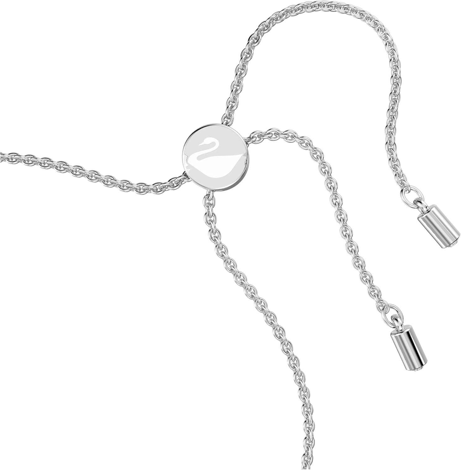 Swarovski Amazon Exclusive Una Angelic Bracelet Collection, Square Cut, Blue, Pink or White Crystals in a Rhodium Plated Setting