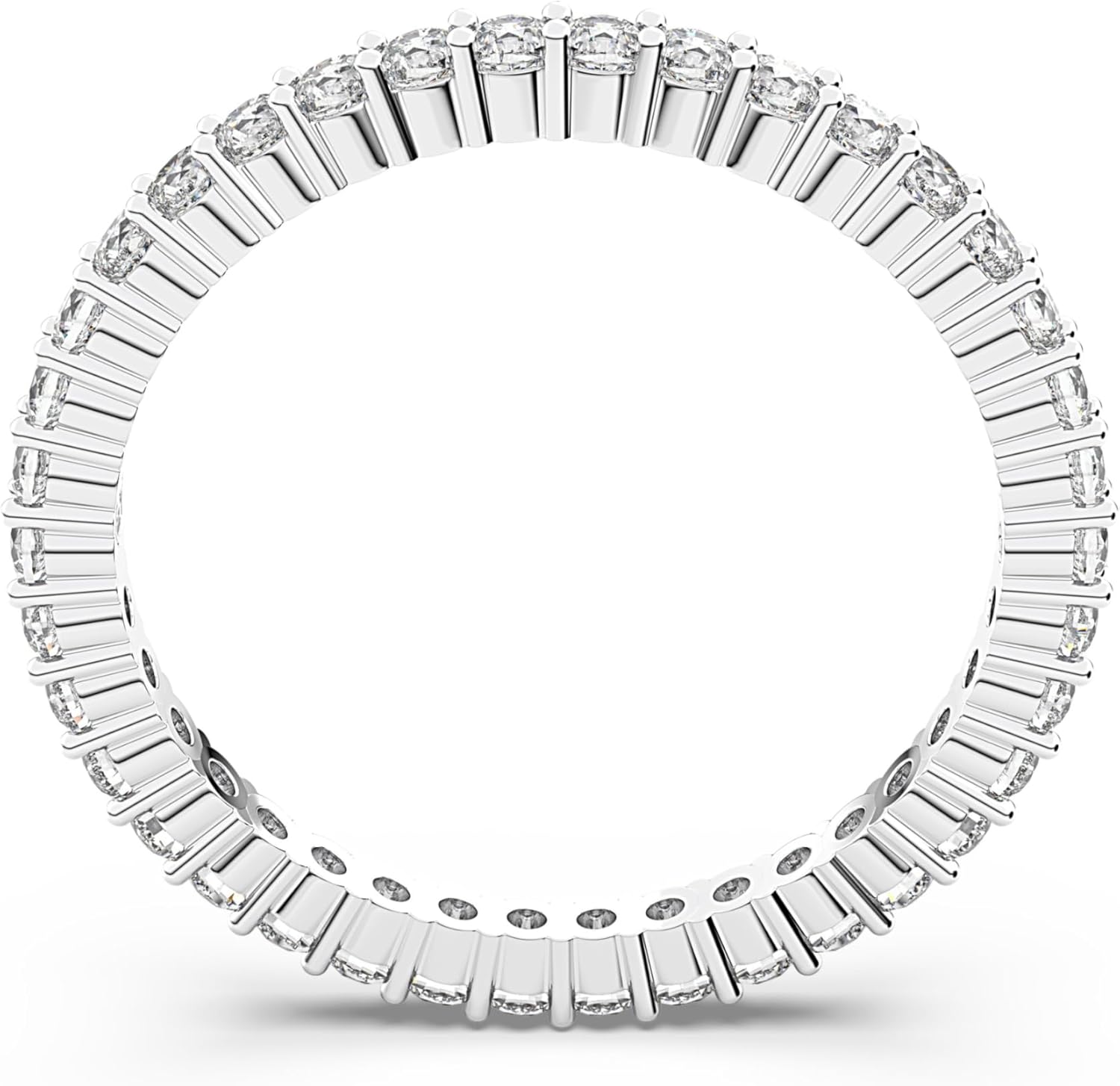 Swarovski Matrix Vittore Ring Collection, White Marquise or Round Cut Crystals in a Rhodium or Rose Gold-Tone Plated Setting