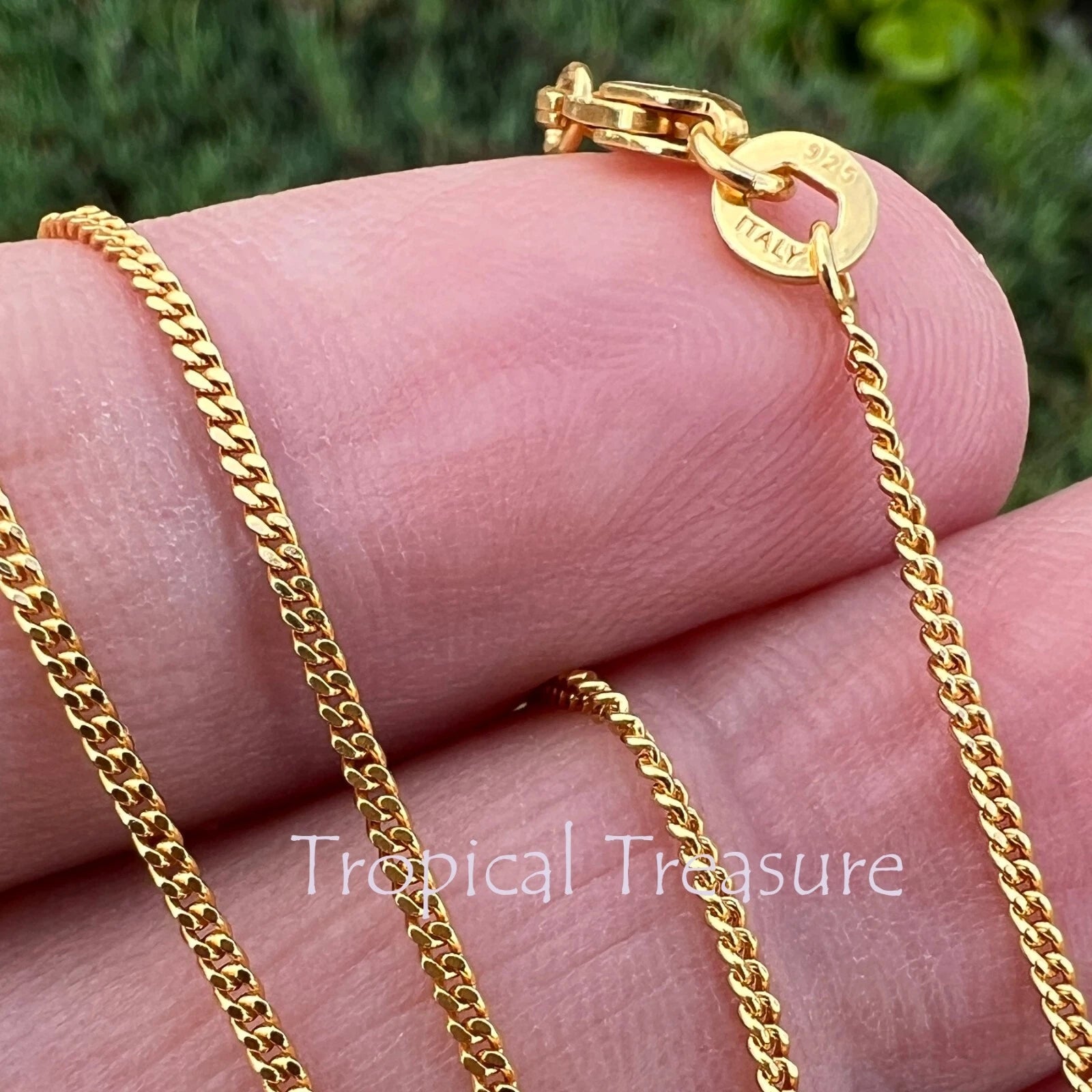 The Milano Essential Chain | 1.2mm Italian Gold-Plated Curb