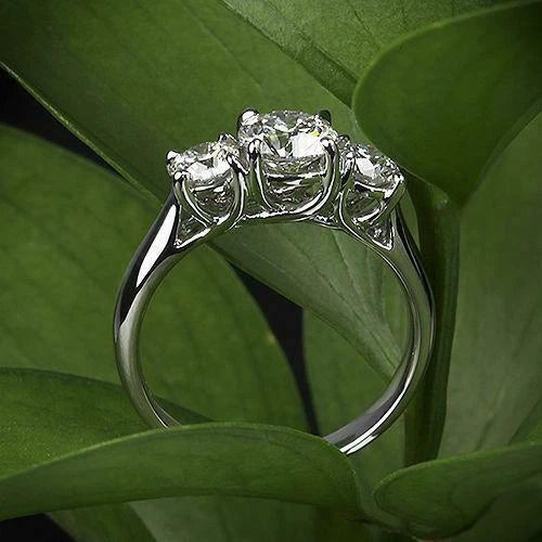 The Legacy Trinity Ring | 3 CT Certified Moissanite